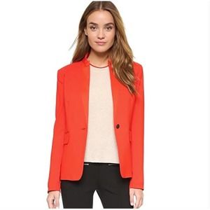 Rag & bone  Archer Blazer Long-sleeves Size2 vibrant Red